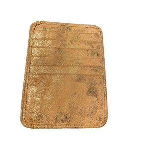 Lodis Shimmering Gold Card Holder